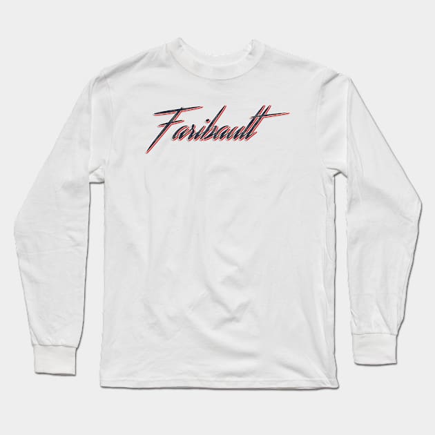 Faribault City Long Sleeve T-Shirt by PowelCastStudio